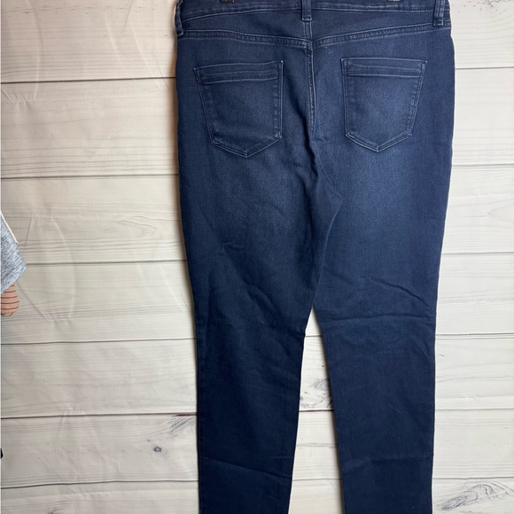 Bandolino Amy Straight Leg Jeans | Dark Blue Wash | Size 12 - Picture 6 of 7